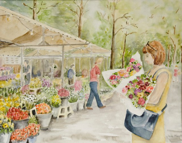 Flower market in Utrecht 4