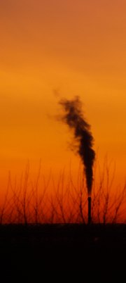 Puff of smoke showing something is alive